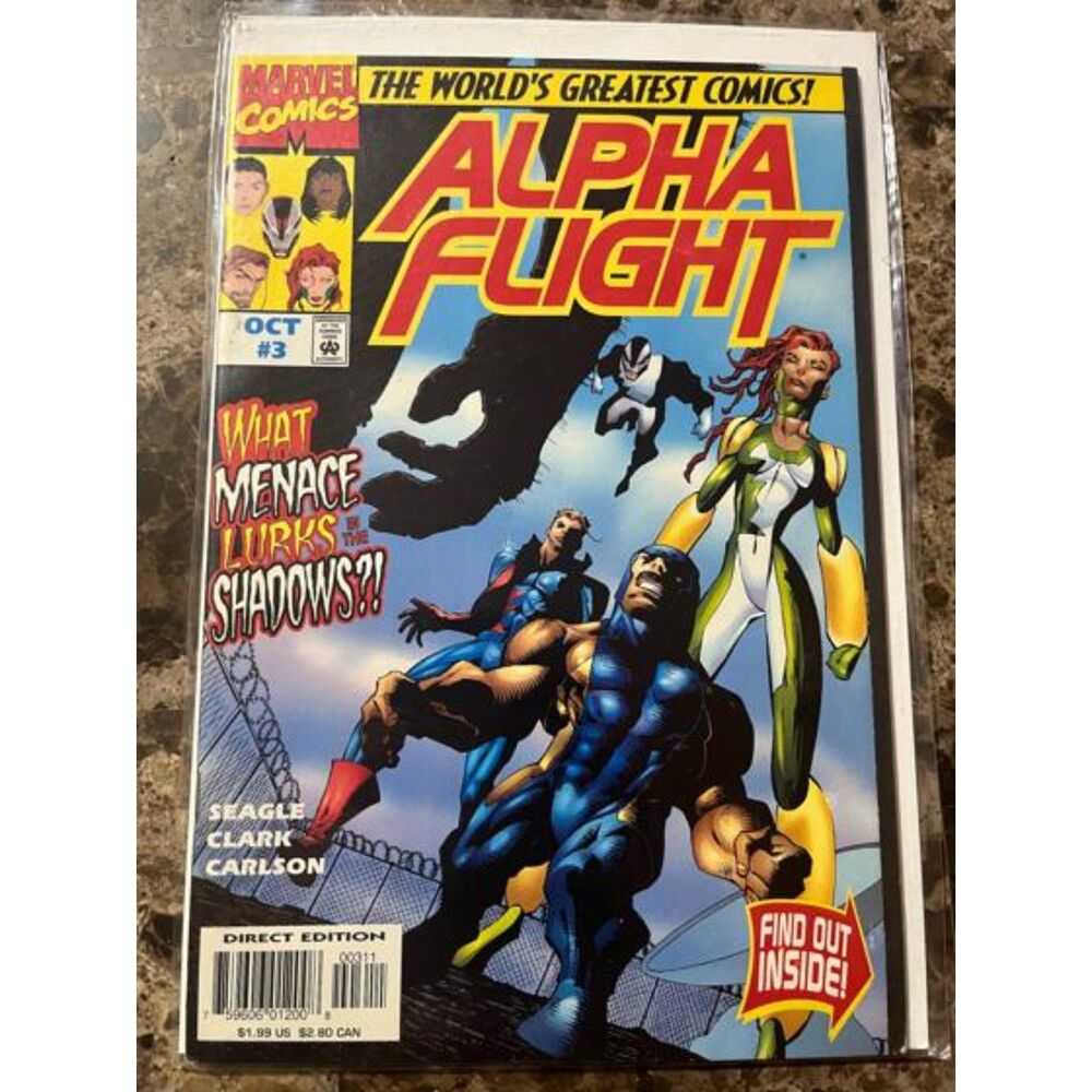 Alpha Flight #3 (1997) Marvel Direct Edition Seagle Clark Comic Book